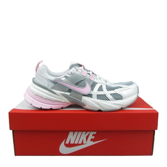 NIKE V2K Run Women's Size 8 Running Shoes Pumice White Pink NEW - Picture 1 of 13